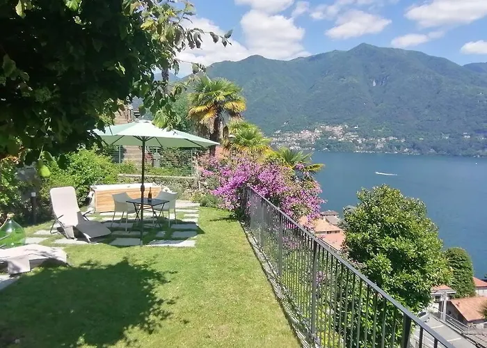 Simo House Stunning View Balcony Ac דירה Carate Urio